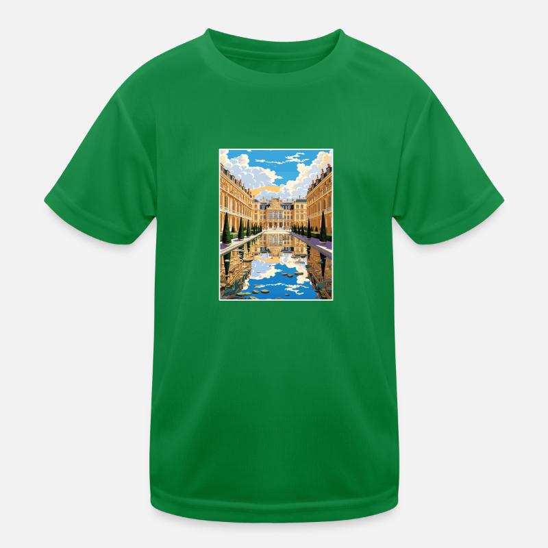 Château de Versailles Ouest décoration affiche de voyage T-shirt sport Enfant