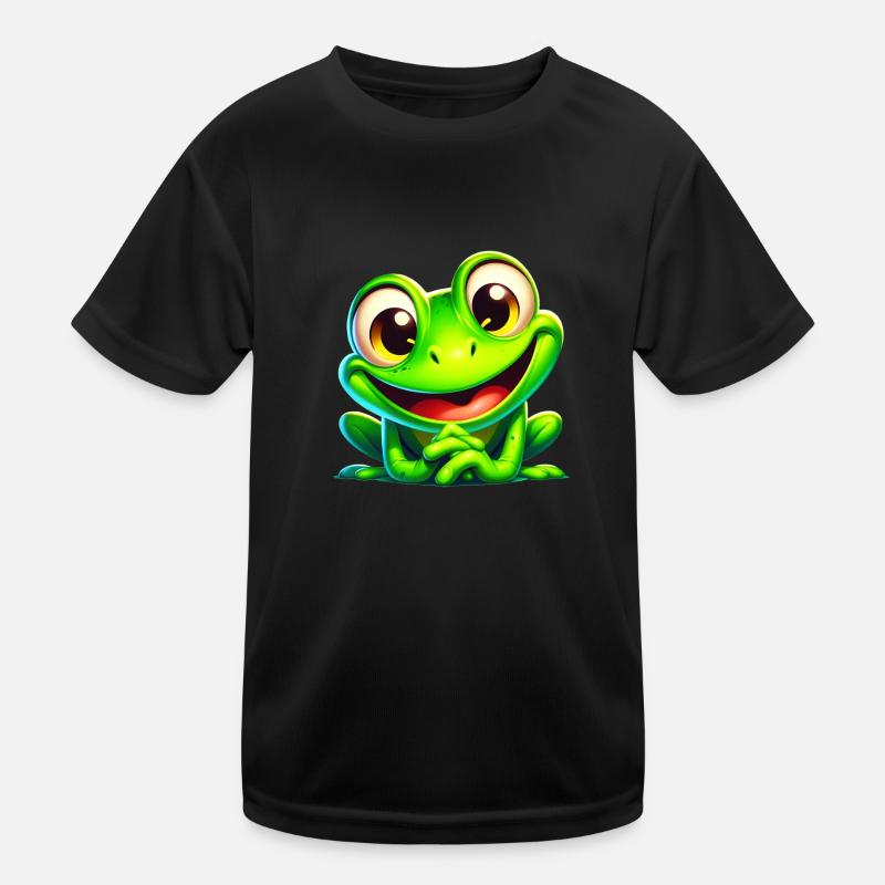 Frech Frosch Kinder Funktions-T-Shirt