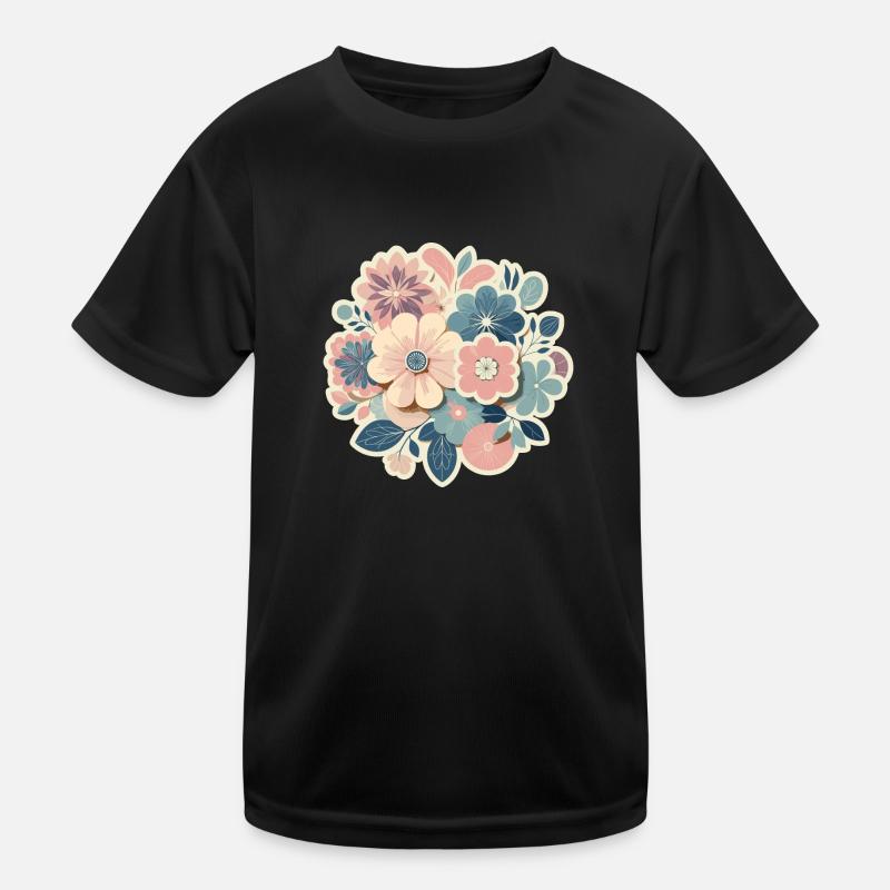 Composition floral T-shirt sport Enfant
