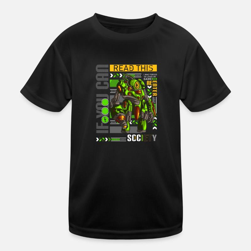 PC Nerd Zocker Gamepad Kinder Funktions-T-Shirt