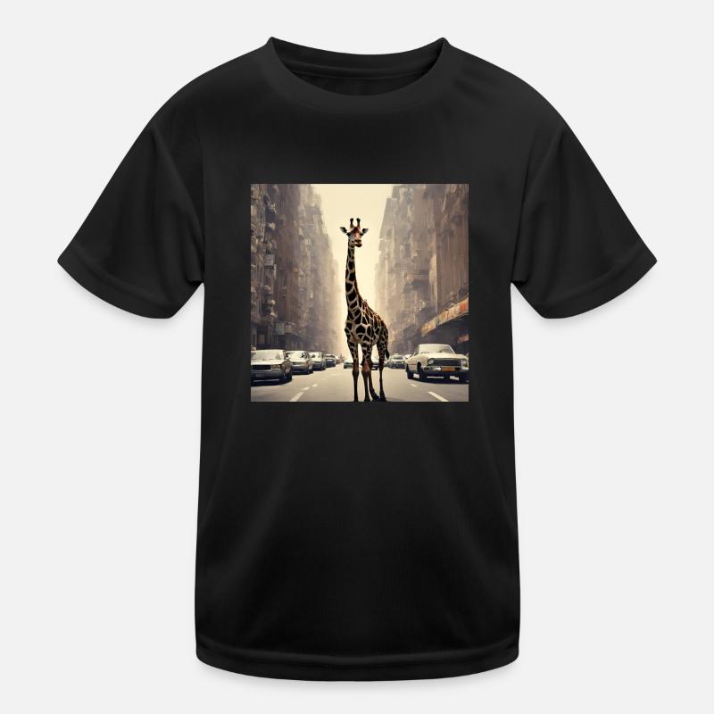 Giraffe Kinder Funktions-T-Shirt