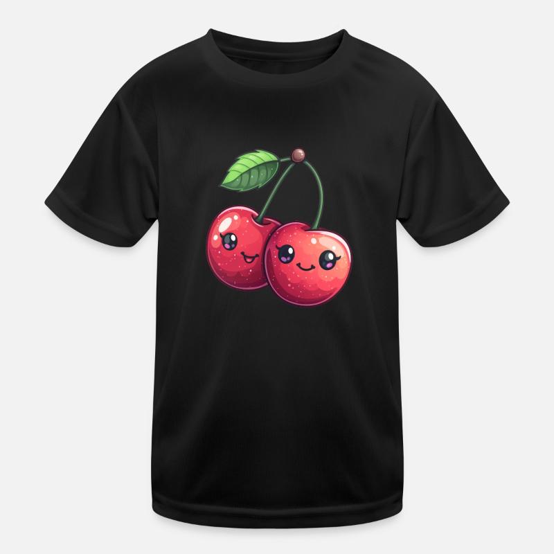 Playful Cherry Kids Functional T-Shirt