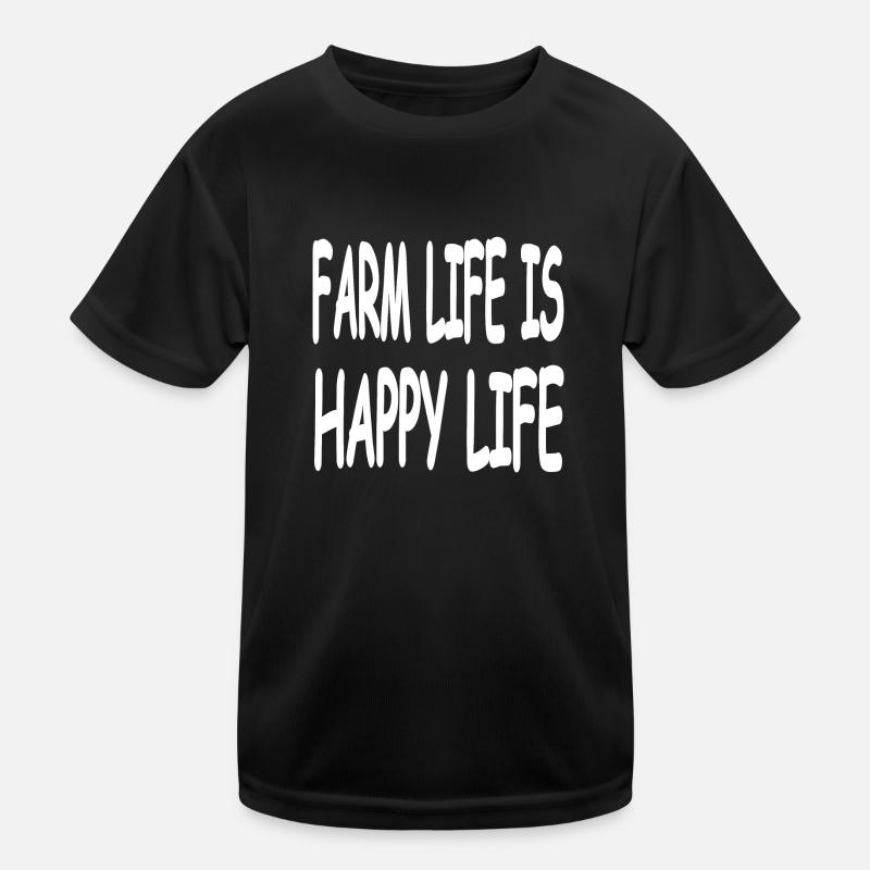 Farm - Kids Functional T-Shirt - black
