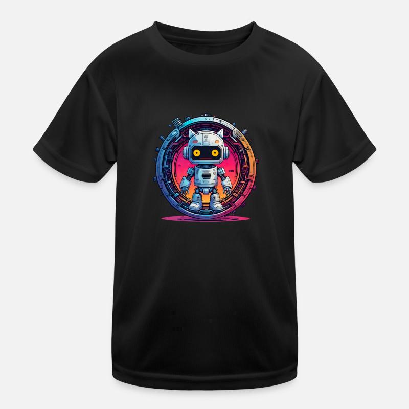 GETRIEBE & ROBOTER Kinder Funktions-T-Shirt