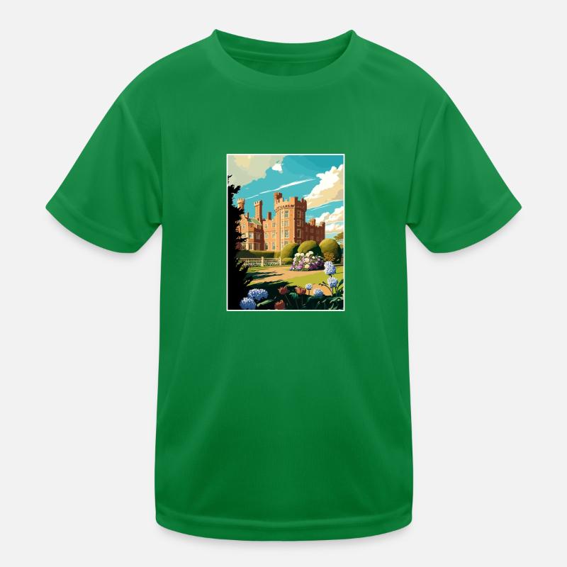 Walmer Angleterre Kent Vintage voyage affiche Souvenir T-shirt sport Enfant