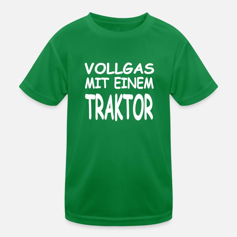 Traktor Kinder Funktions-T-Shirt