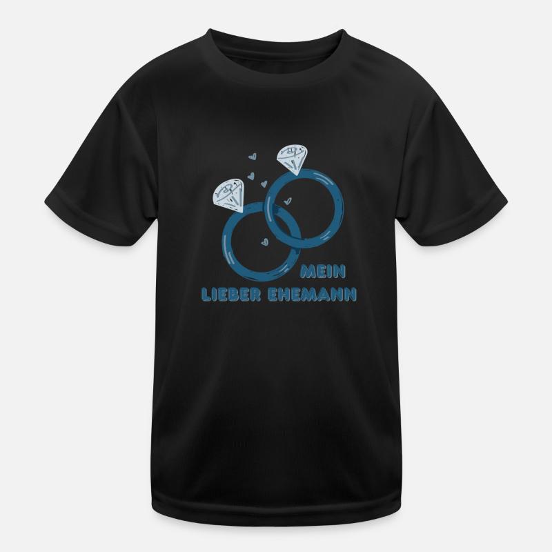 Mein lieber Ehemann Kinder Funktions-T-Shirt