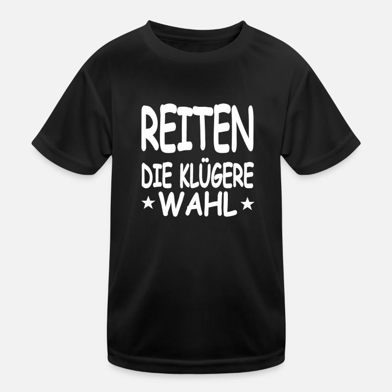 Reiten Kinder Funktions-T-Shirt