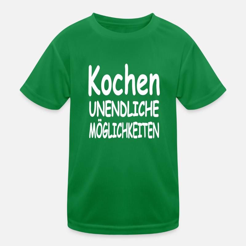 Kochen Kinder Funktions-T-Shirt