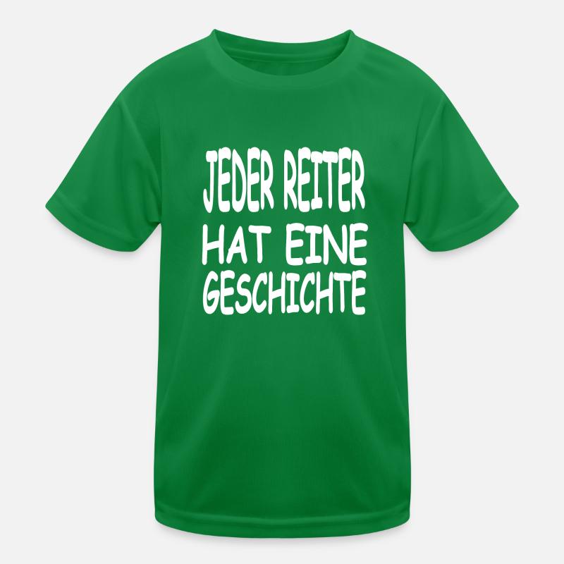 Reiten Kinder Funktions-T-Shirt