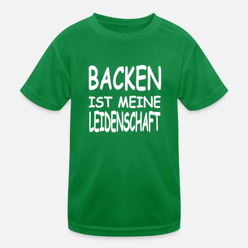 Backen Kinder Funktions-T-Shirt