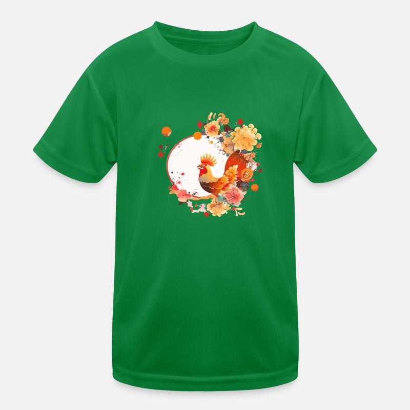 Coq du nouvel an chinois T-shirt sport Enfant