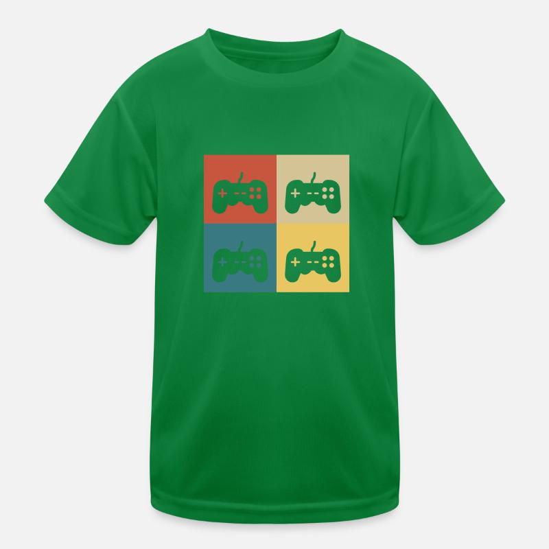 Retro Vintage Console Kids Functional T-Shirt