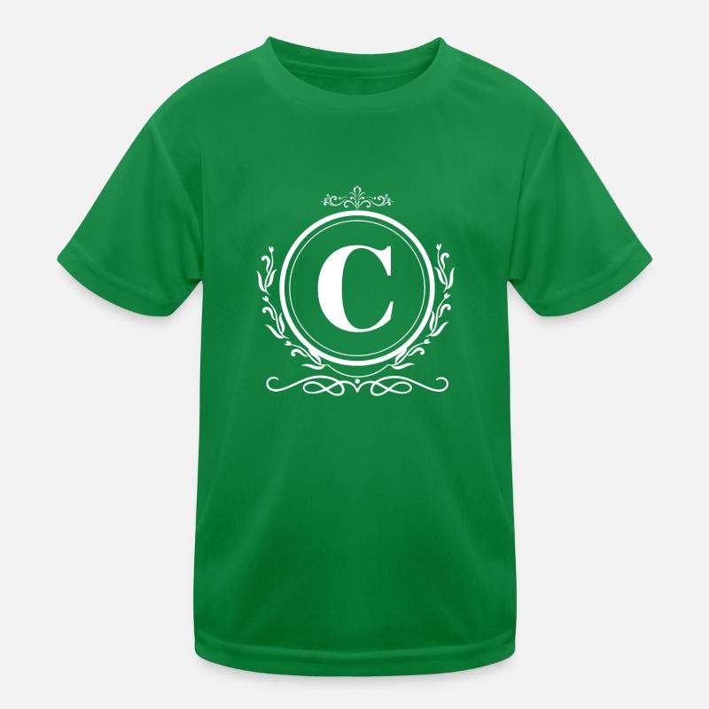 Buchstabe C Dekoration Kinder Funktions-T-Shirt
