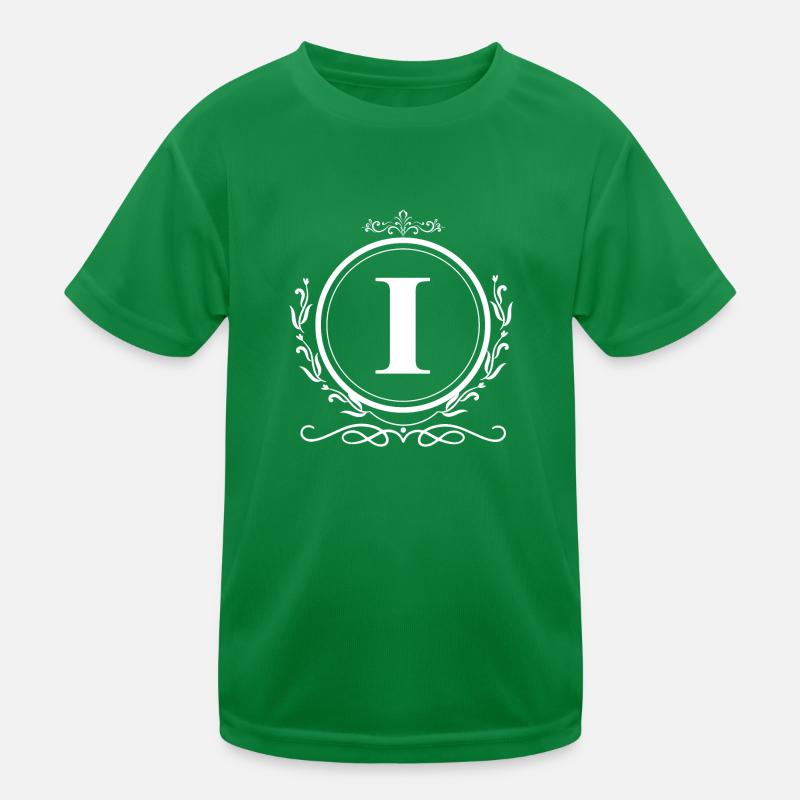Letter I Decoration Kids Functional T-Shirt