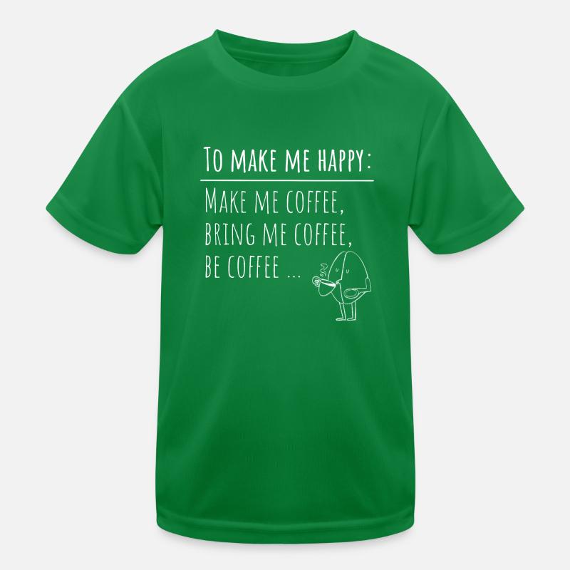 Comment me marquer un café T-shirt sport Enfant