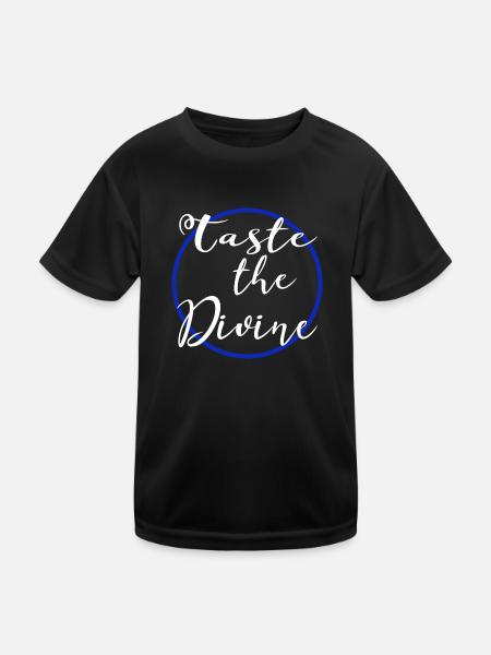 Gourmet Bliss Foodie Bliss Quote Birthday Geek - Kids Functional T-Shirt - black - Front