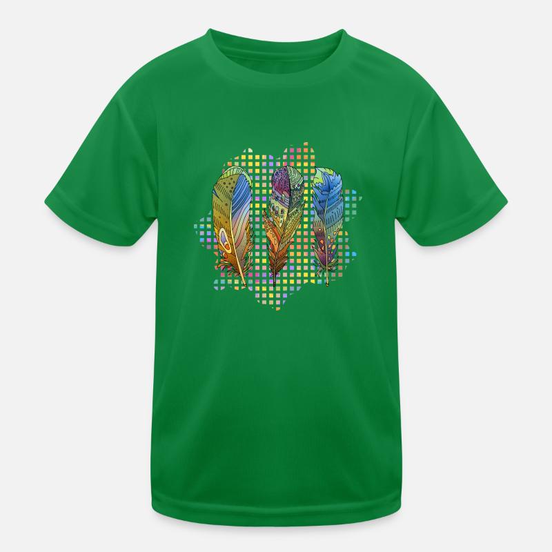Feder Kinder Funktions-T-Shirt
