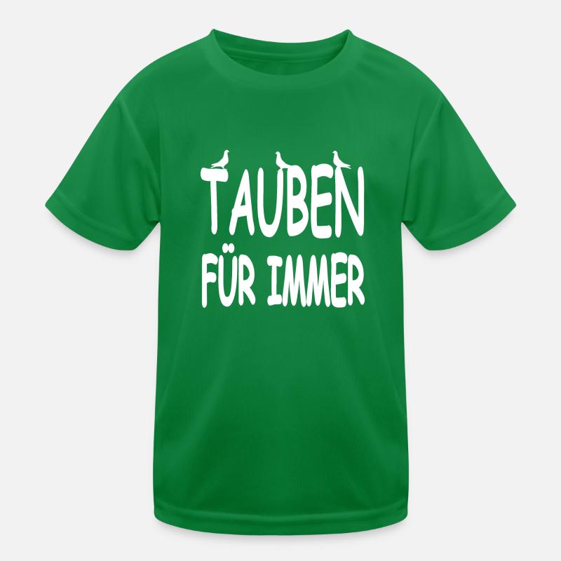 Tauben Kinder Funktions-T-Shirt