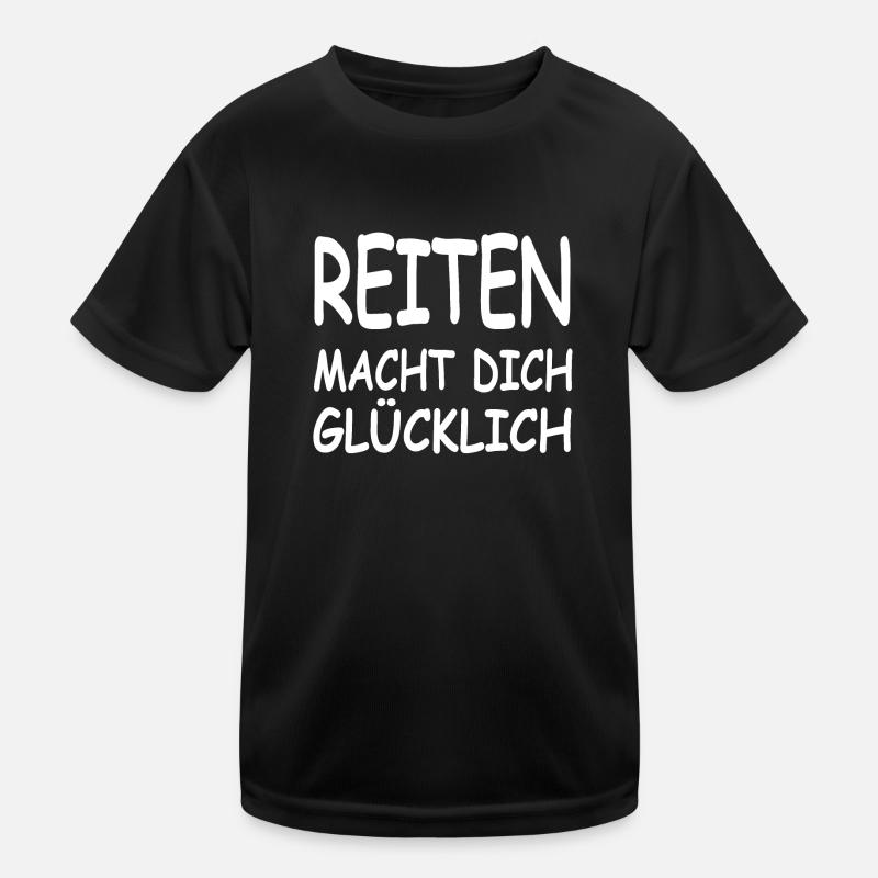 Reiten Kinder Funktions-T-Shirt