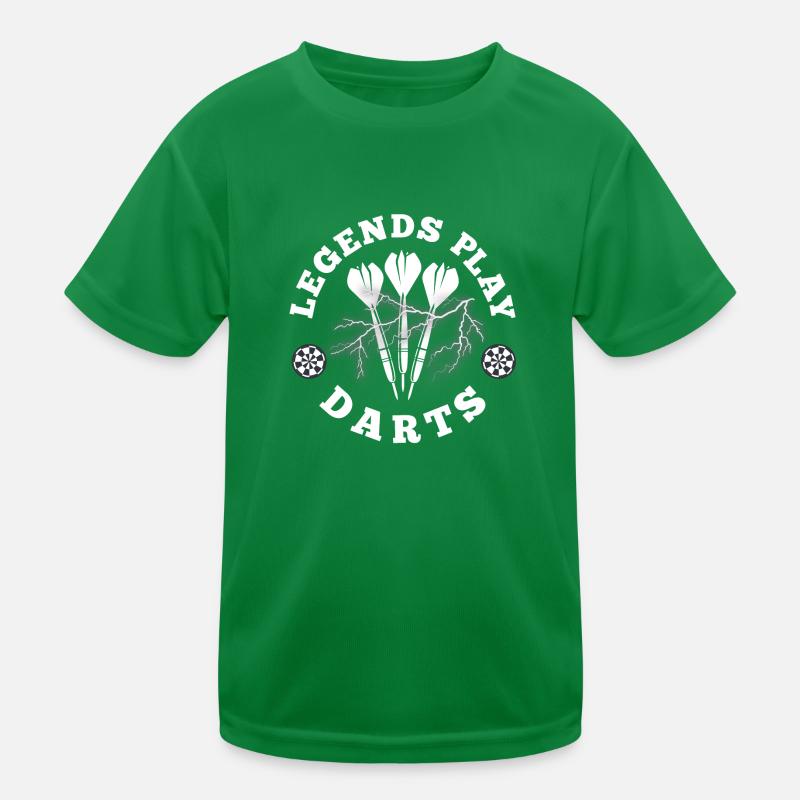 Les légendes jouent aux fléchettes. T-shirt sport Enfant