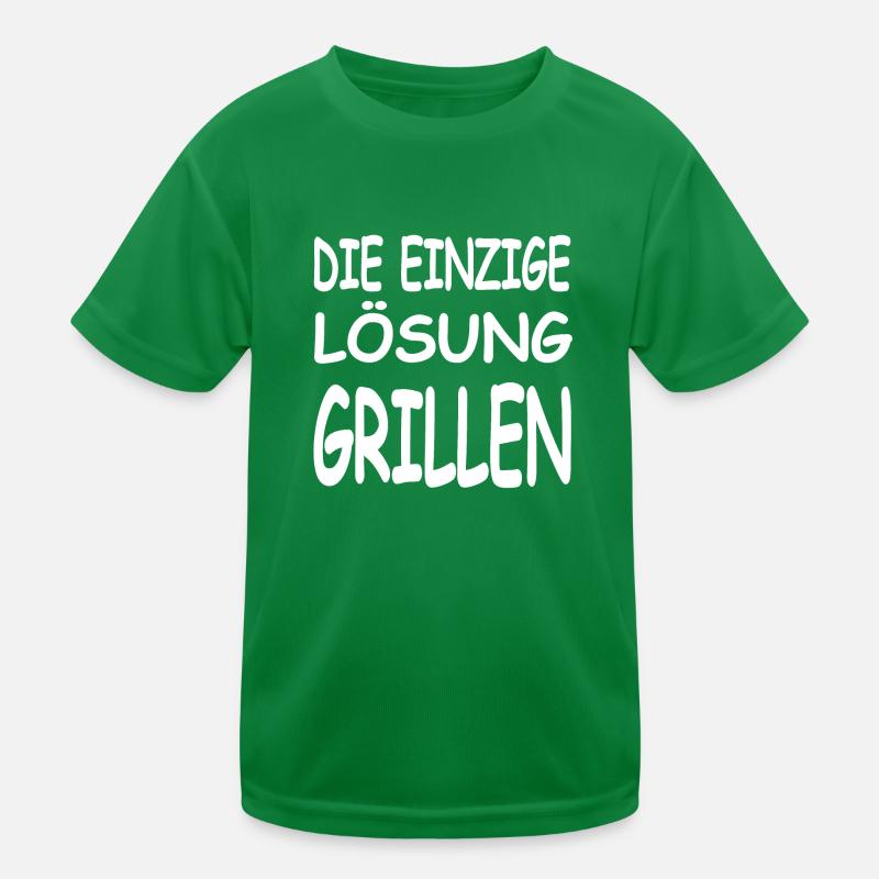 Grillen Kinder Funktions-T-Shirt