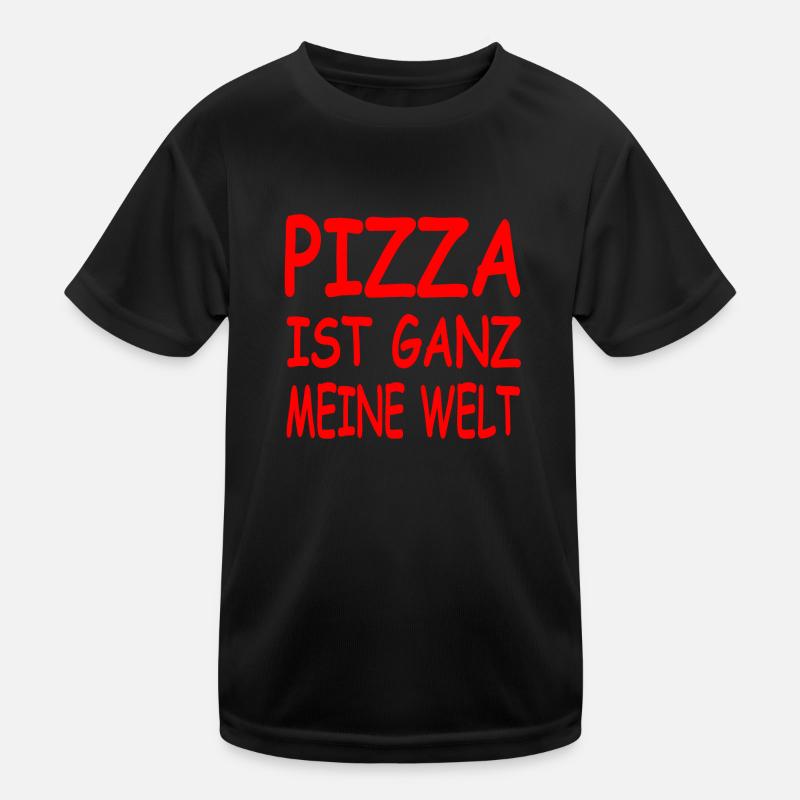 Pizza Kinder Funktions-T-Shirt