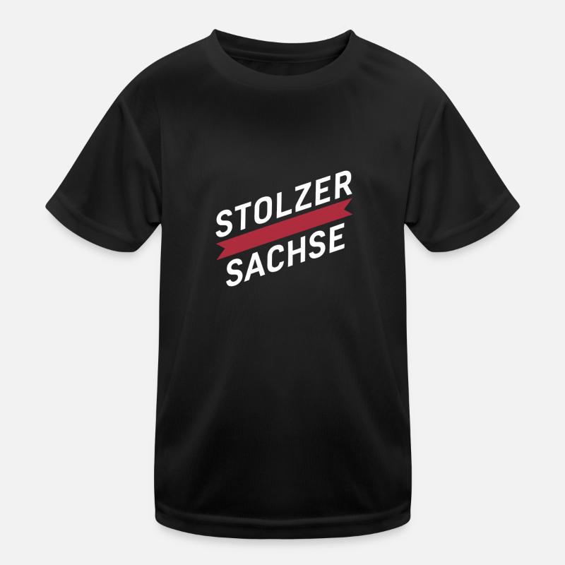 Fière Saxe Saxonne Patrie Amour Identité T-shirt sport Enfant