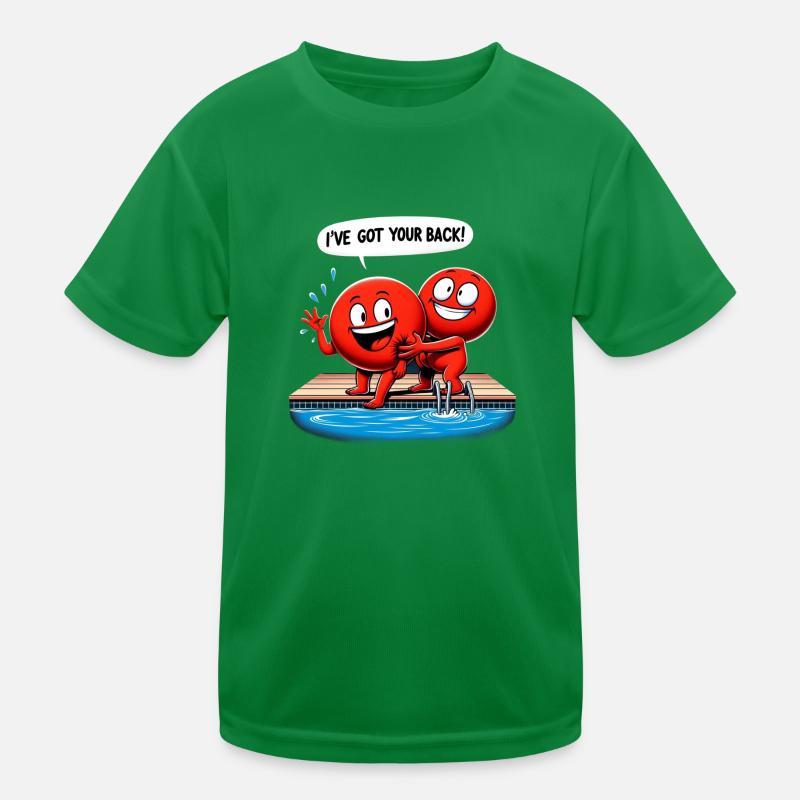 Une équipe de natation solide ensemble T-shirt sport Enfant