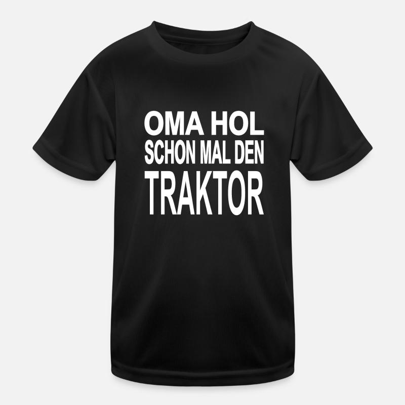 Traktor Kinder Funktions-T-Shirt