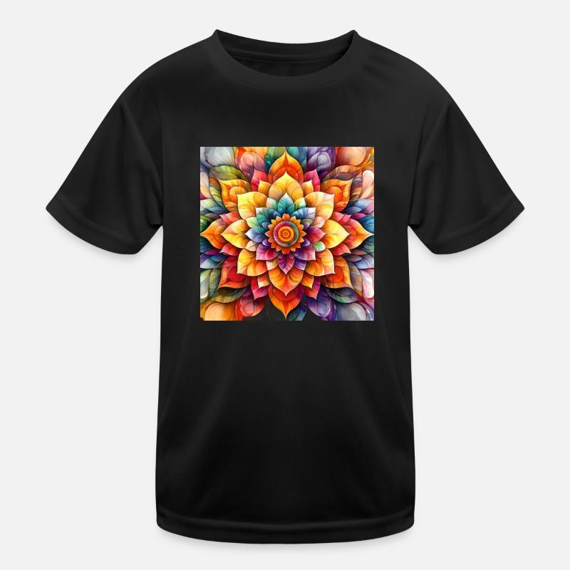 Mandala Time 2 Kinder Funktions-T-Shirt
