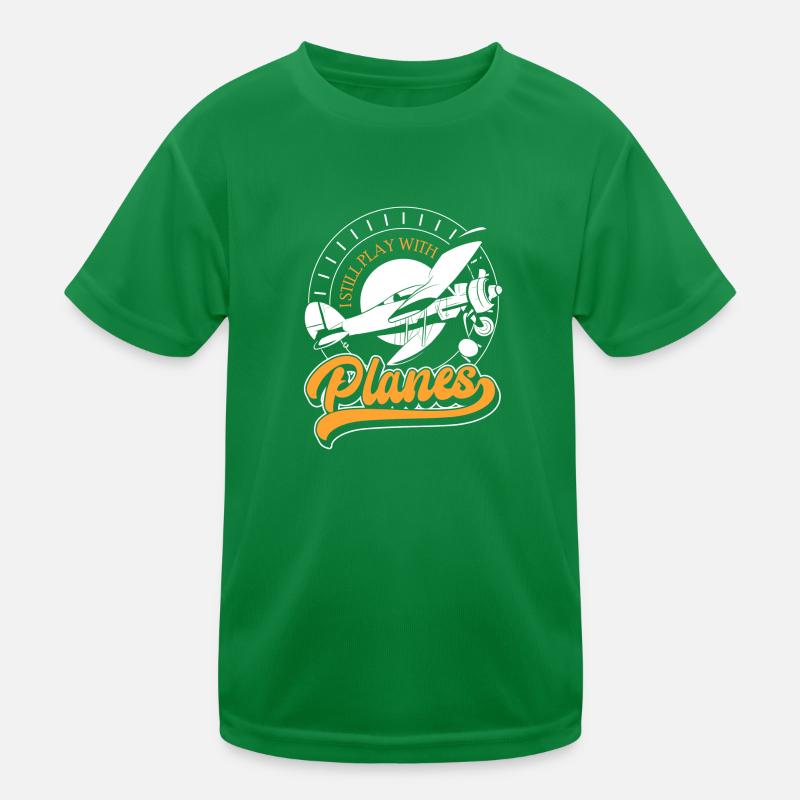 Model Aircraft Hobby Hobby Pilot Test Pilot Kids Functional T-Shirt