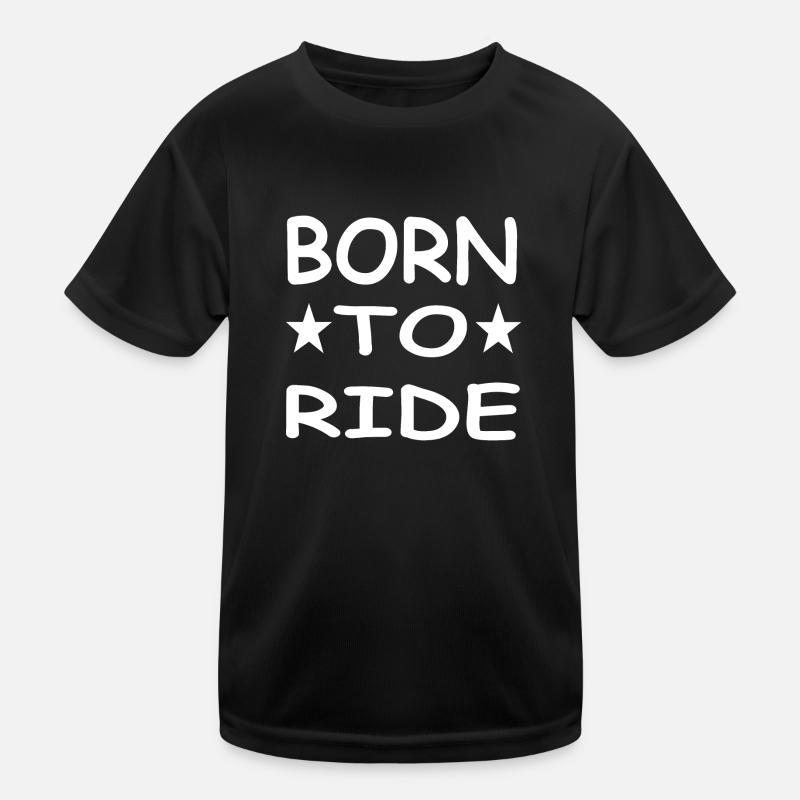 Auto - Kinder Funktions-T-Shirt - Schwarz
