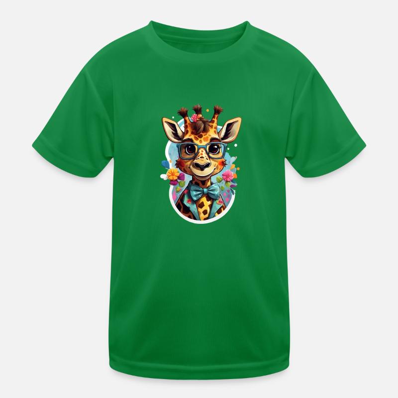 Girafe comique cool drôle T-shirt sport Enfant