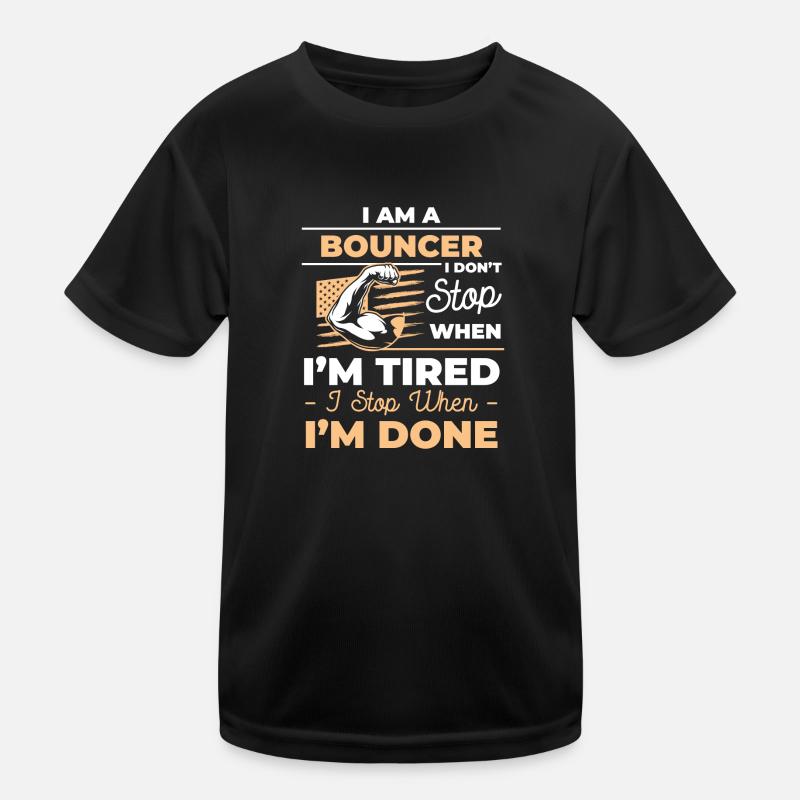 Security Bodyguard Wide Kids Functional T-Shirt