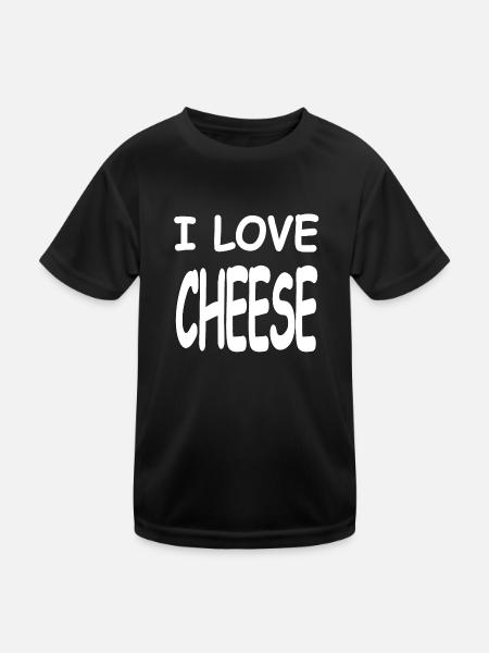 Fromage - T-shirt sport Enfant - noir - Devant