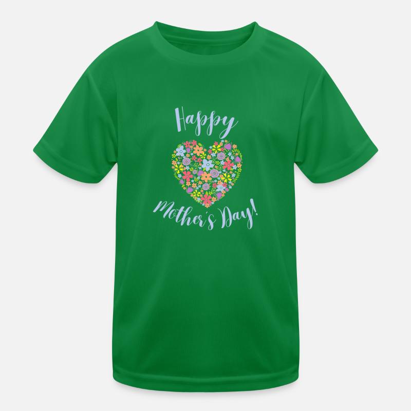 Happy Mothers Day Kids Functional T-Shirt