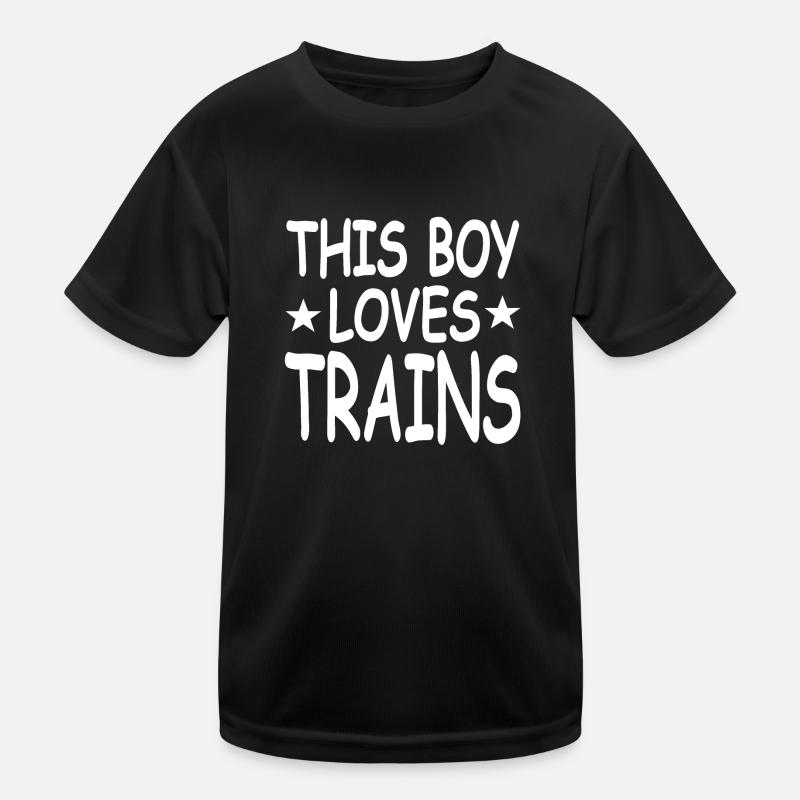Eisenbahn Kinder Funktions-T-Shirt