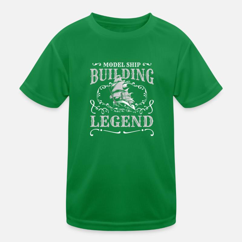 Maquette de bateau miniature télécommandée T-shirt sport Enfant