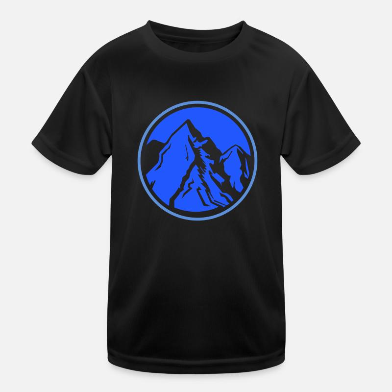 berge berge gebirge Kinder Funktions-T-Shirt