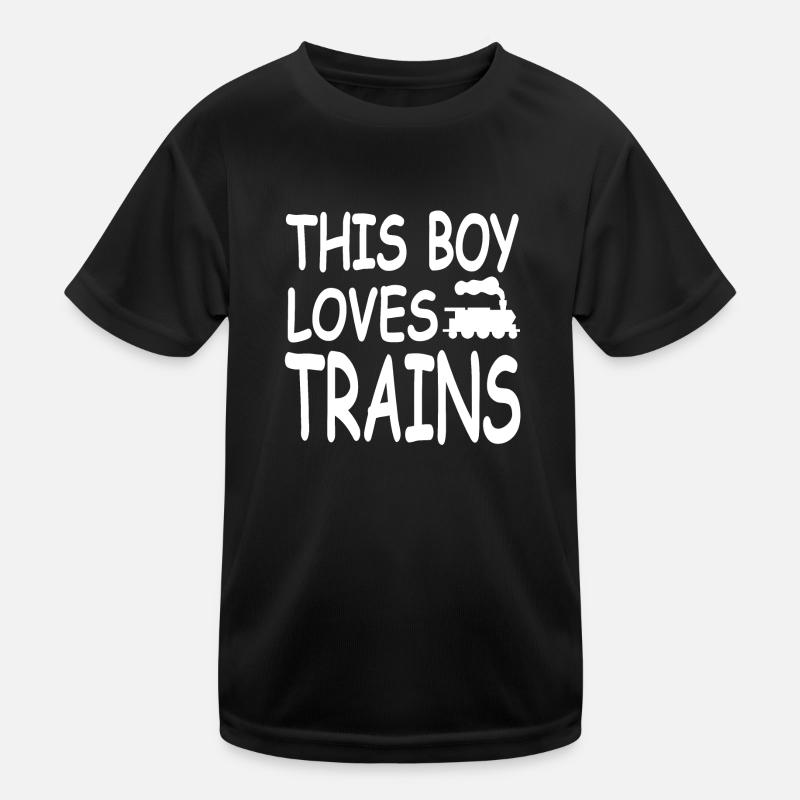 Eisenbahn Kinder Funktions-T-Shirt