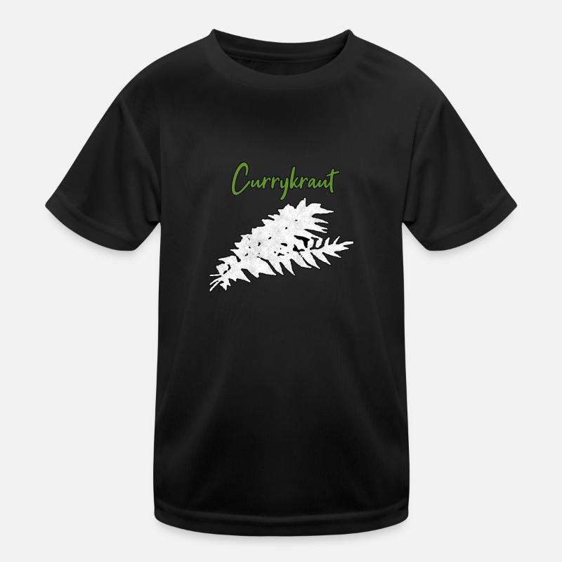 Curry Herb Herbs Kids Functional T-Shirt
