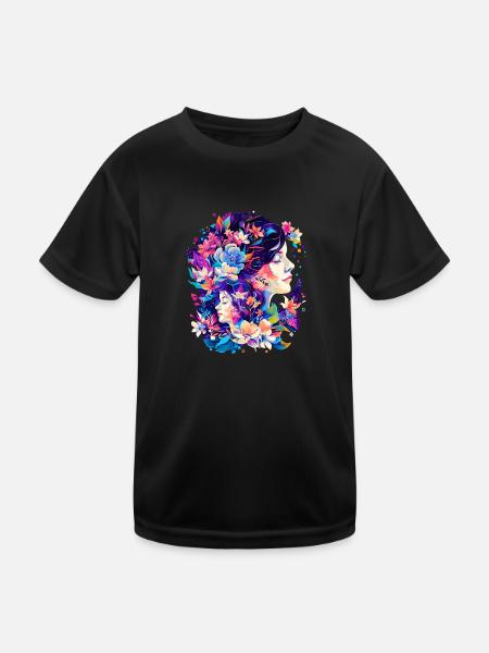 Mother and daughter - Kids Functional T-Shirt - black