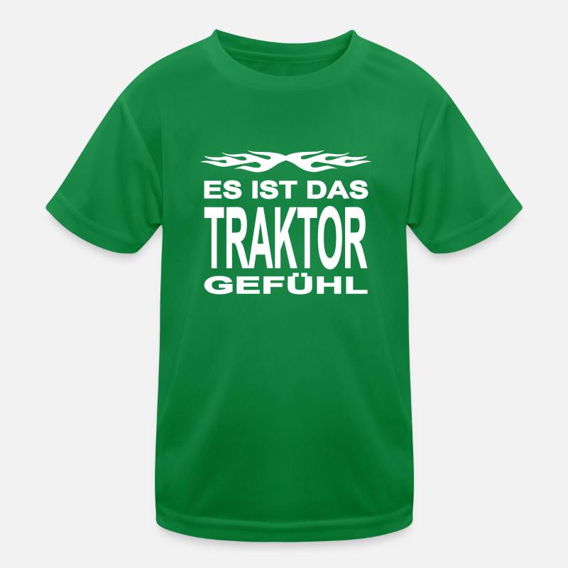 Traktor Kinder Funktions-T-Shirt