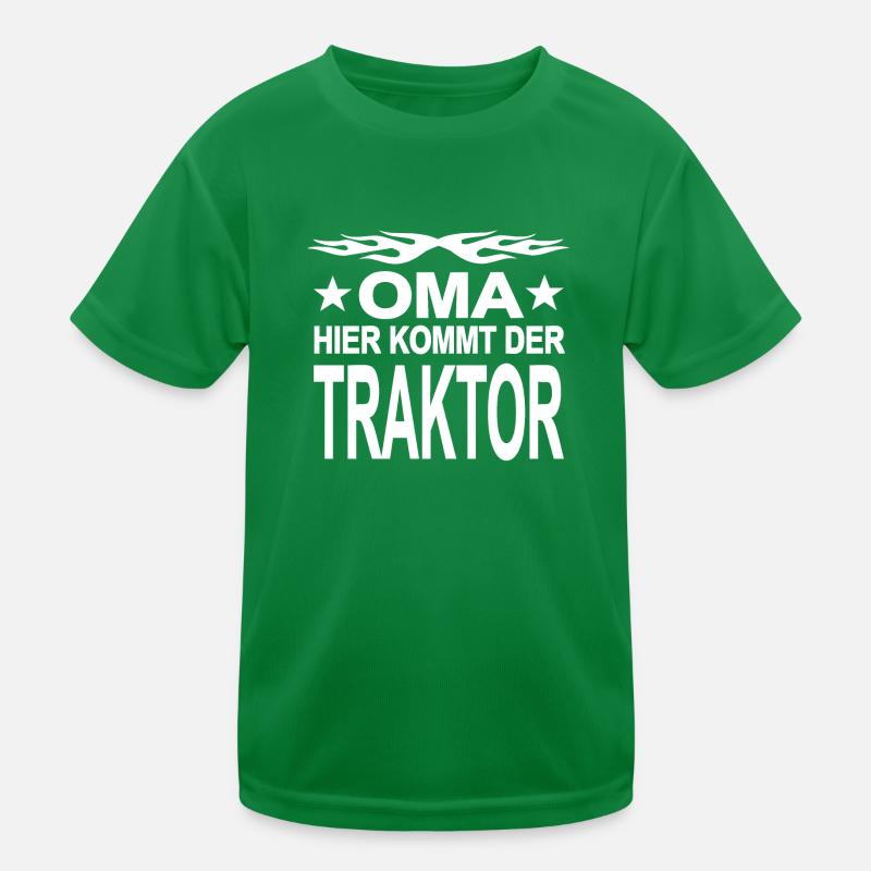 Traktor Kinder Funktions-T-Shirt