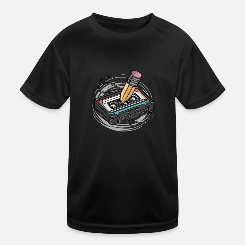 Kassette Kinder Funktions-T-Shirt