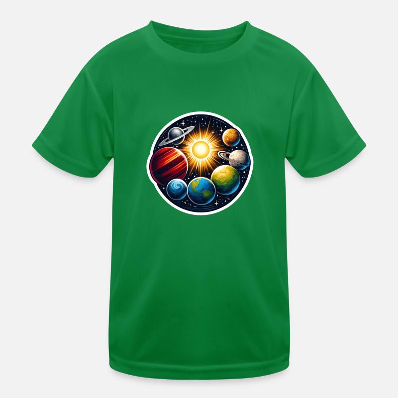 Solar system Kids Functional T-Shirt