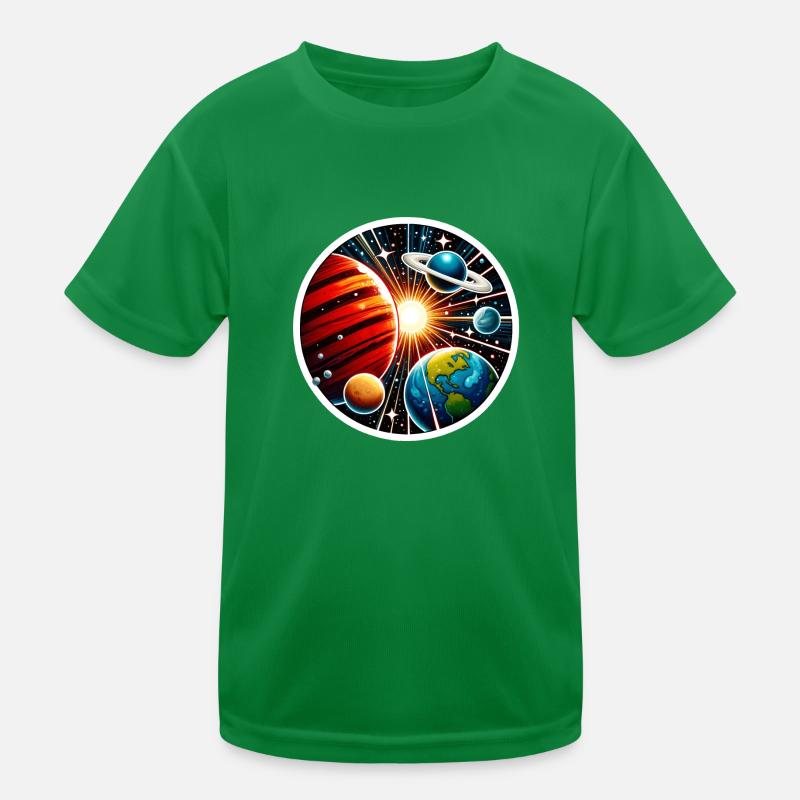 Solar system Kids Functional T-Shirt