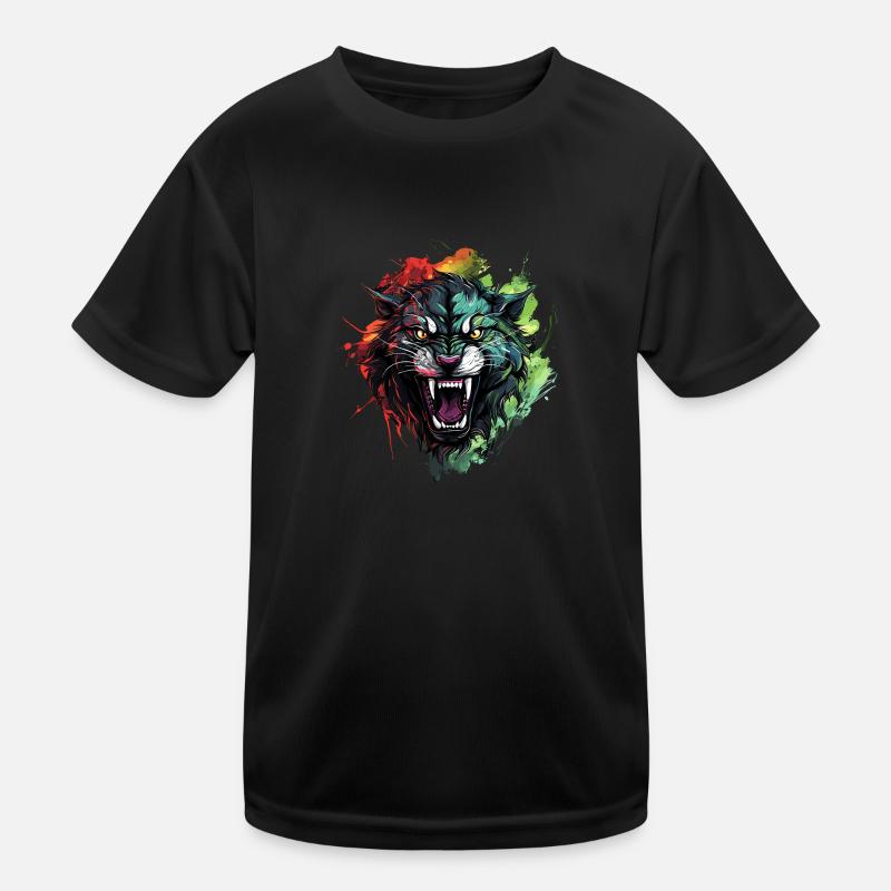 Powerful elegance with every step - Kids Functional T-Shirt - black