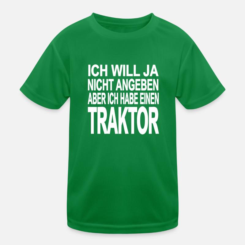 Traktor Kinder Funktions-T-Shirt